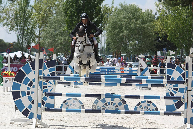 Quilate de Yeguada Almenara Alta, montado por Albert Hermoso en el Campeonato de España de CCE