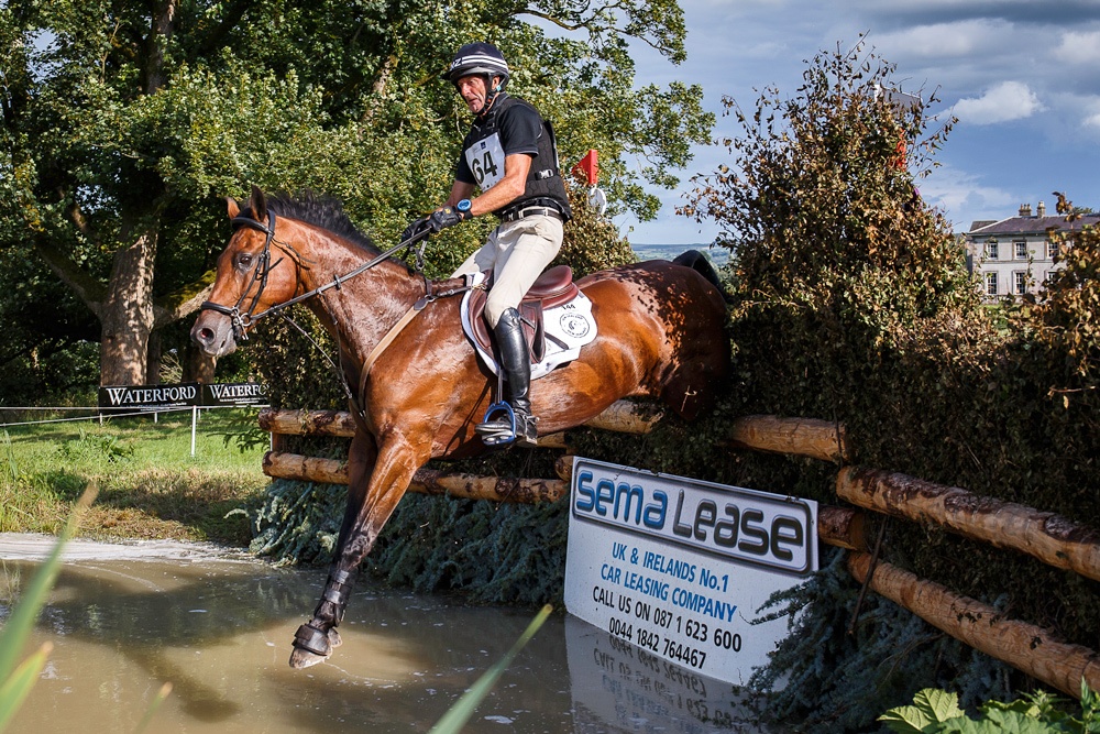 Mark Todd, con Leonidas II, en su último concurso, el CCIO4* Cappoguin, Irlanda (FEI/Libby Law)